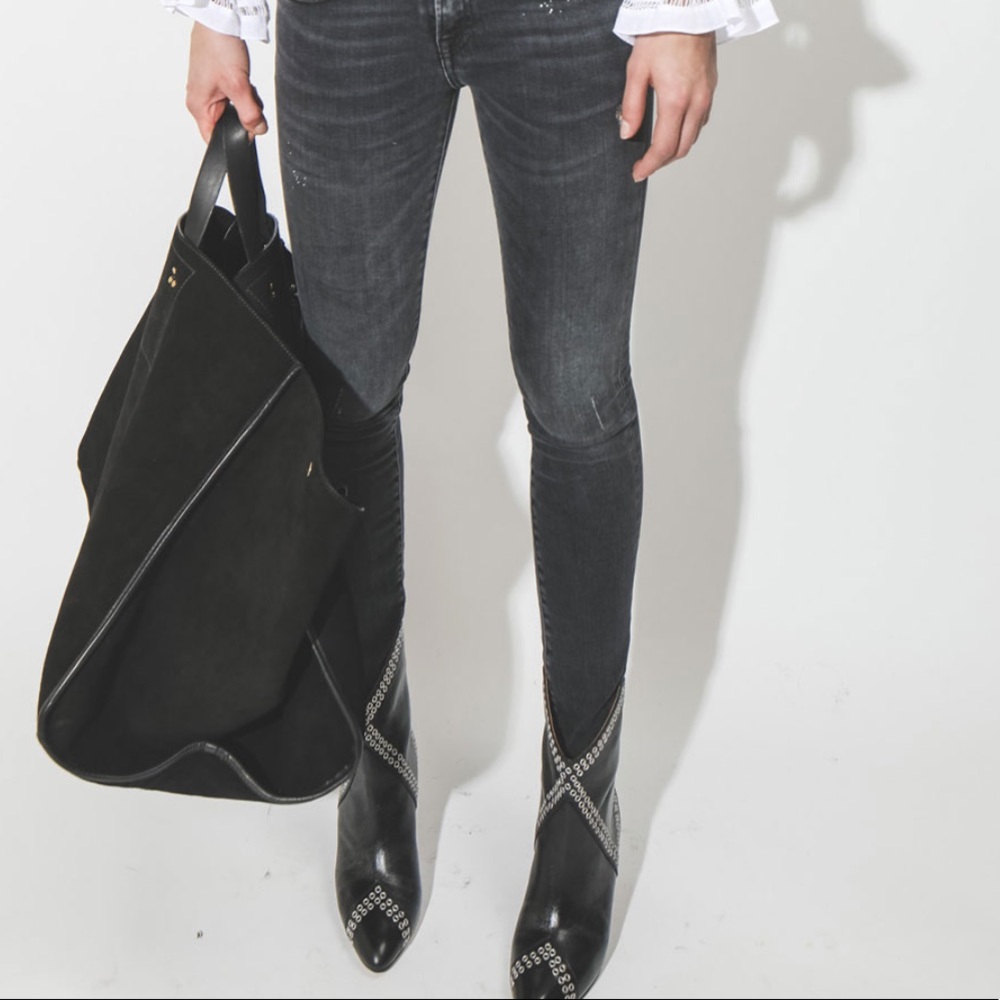 R13 Kate Skinny Grey Orion Jeans
